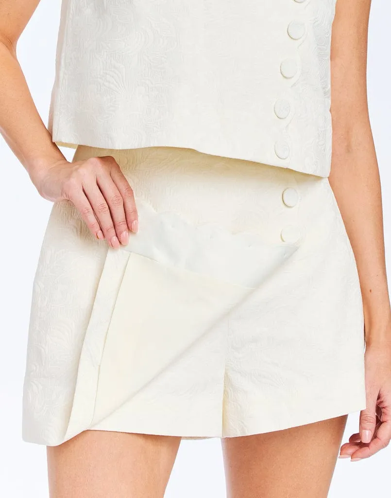 Etta Scallop Skort sold by Modatrova product image thumbnail 3