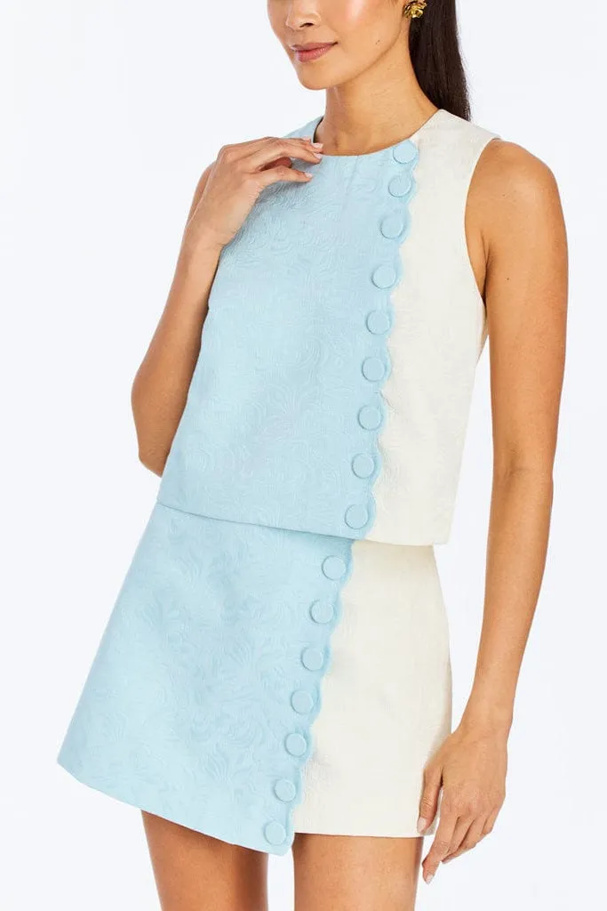 Etta Scallop Skort sold by Modatrova