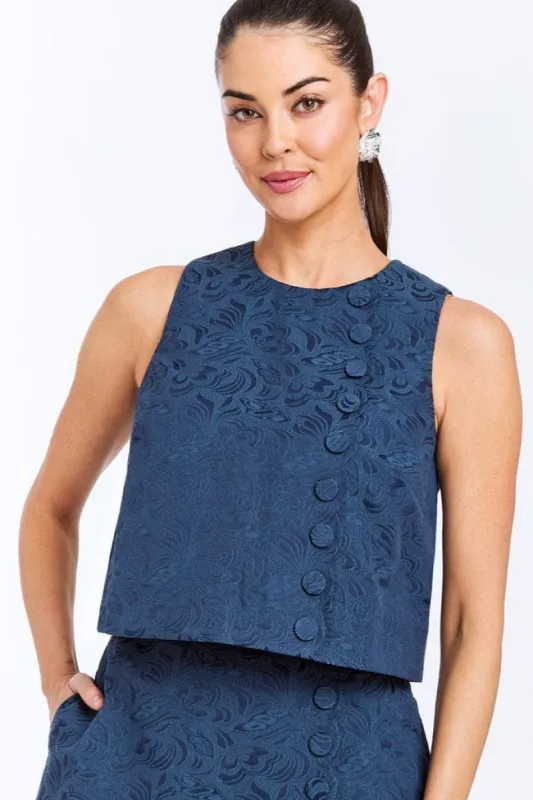 Etta Scallop Top sold by Modatrova