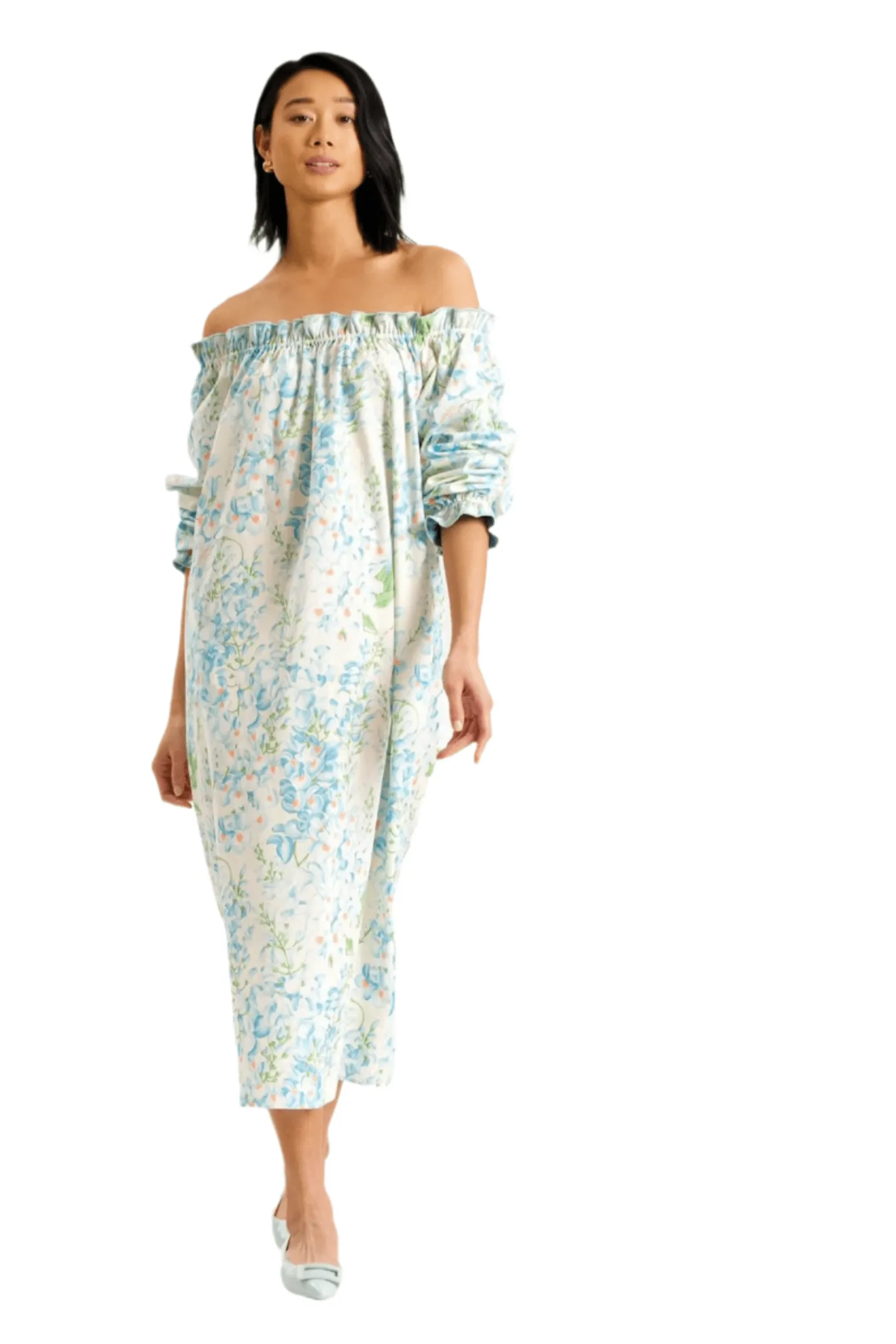 Grace Wisteria Floral Dress sold by Modatrova