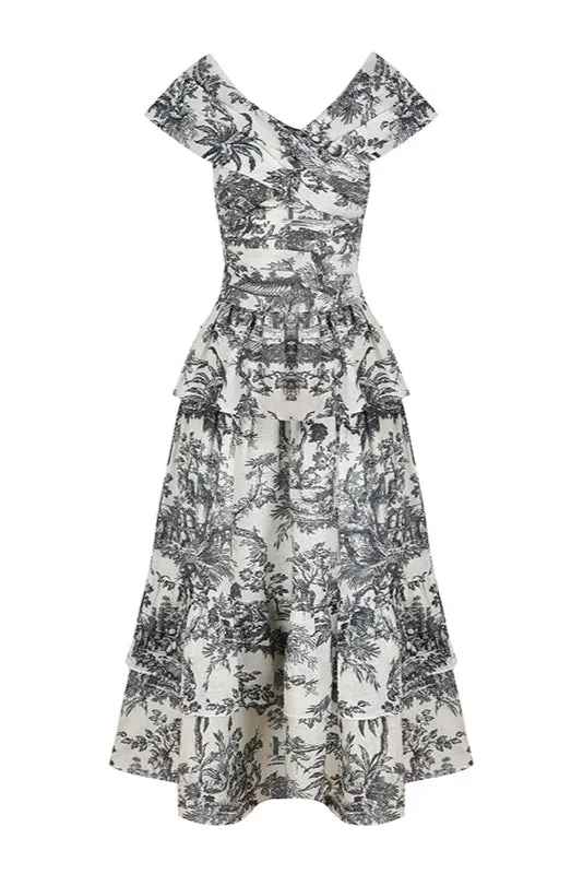 Lily Set in Black Toile sold by Modatrova