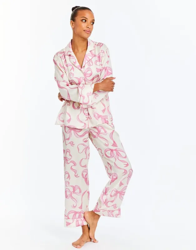 Gigi Bow Pajama Set sold by Modatrova