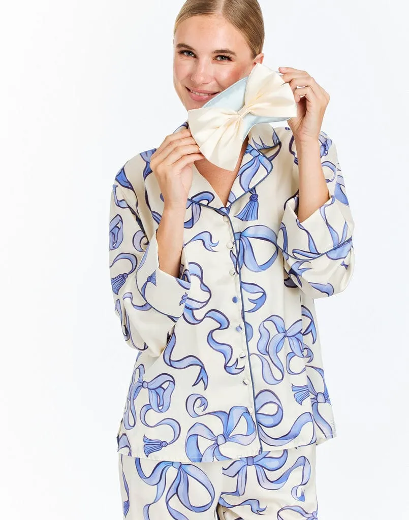 Gigi Bow Pajama Set sold by Modatrova product image thumbnail 3