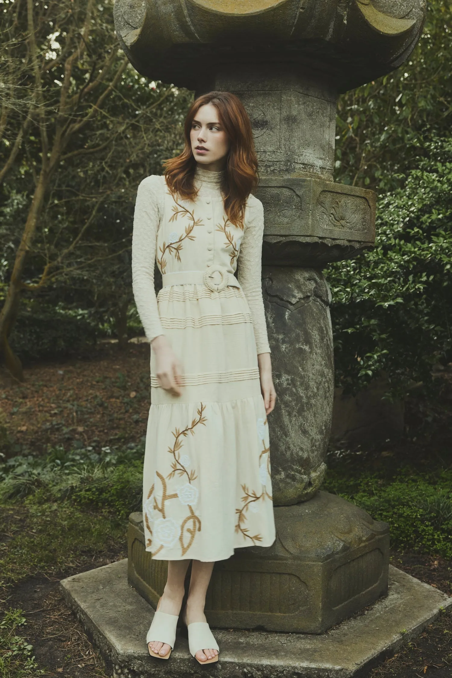 Rose Lace Bodysuit sold by Modatrova product image thumbnail 2