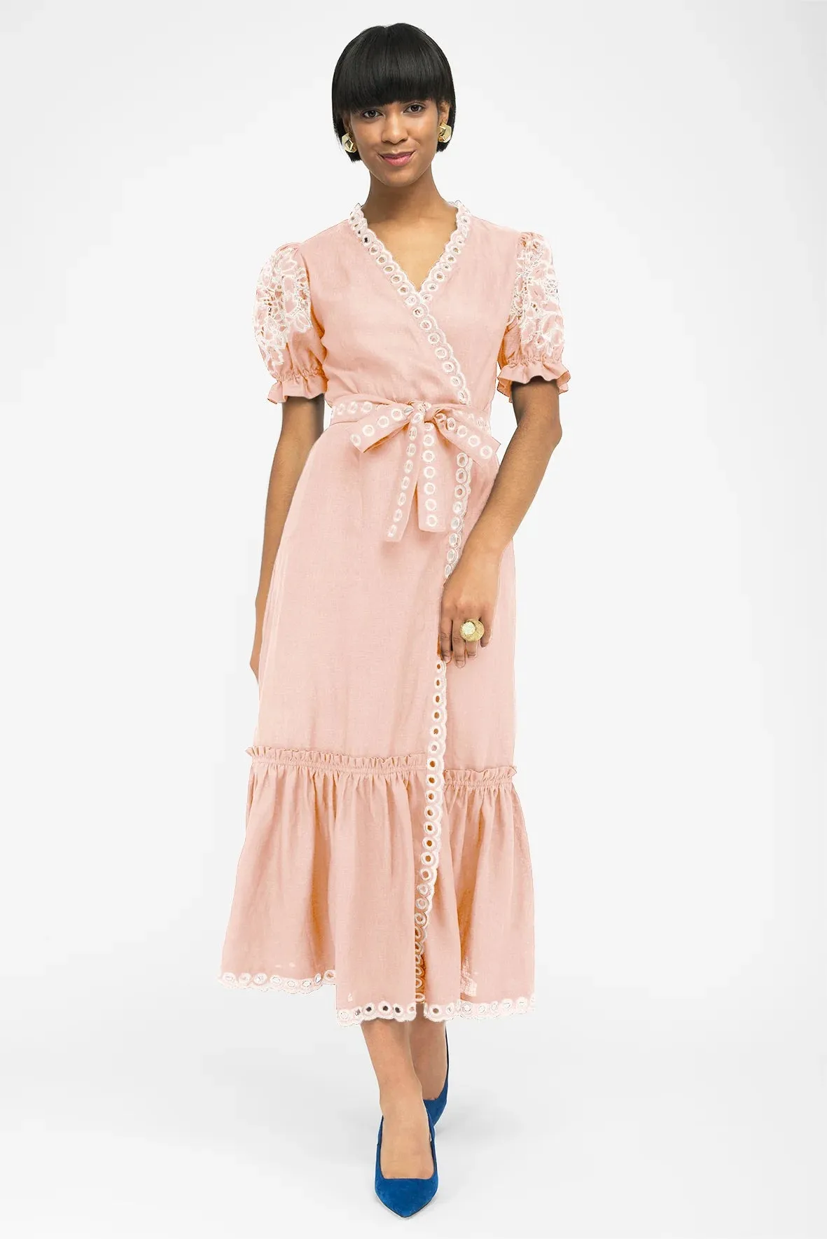 Cide Wrap Dress sold by Modatrova product image thumbnail 4