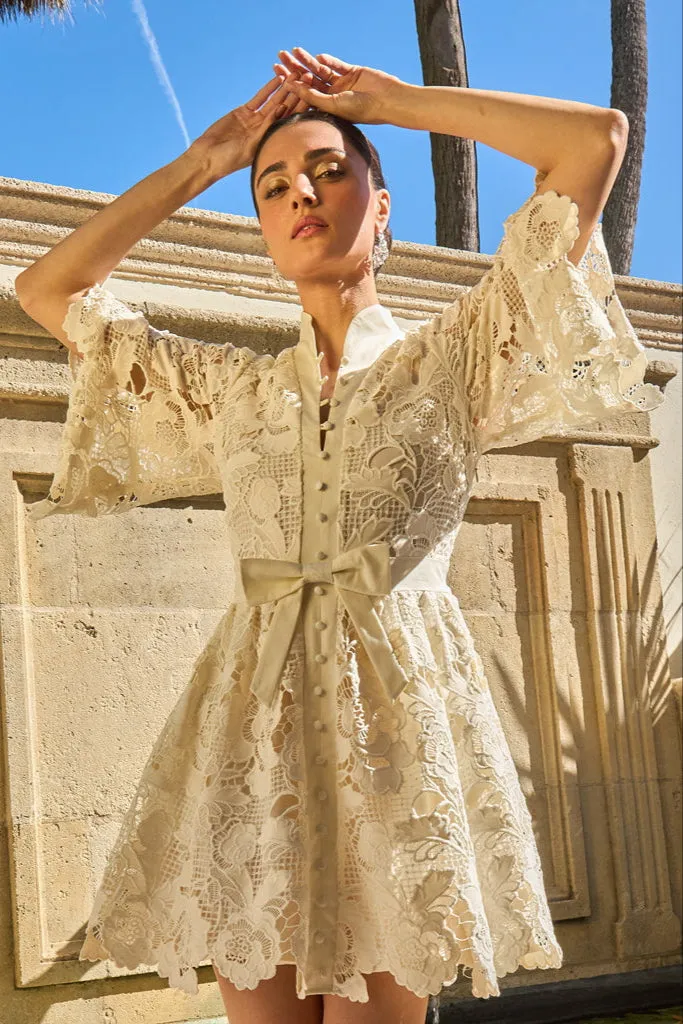 Carmen Lace Mini Dress sold by Modatrova product image thumbnail 2