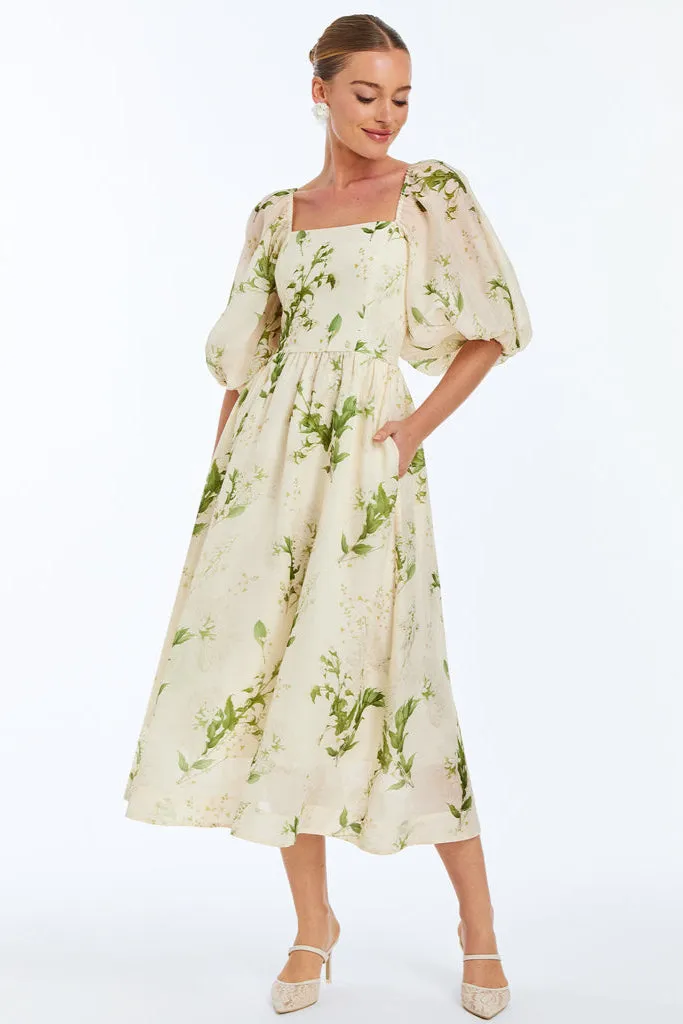 Delphine Midi Dress sold by Modatrova