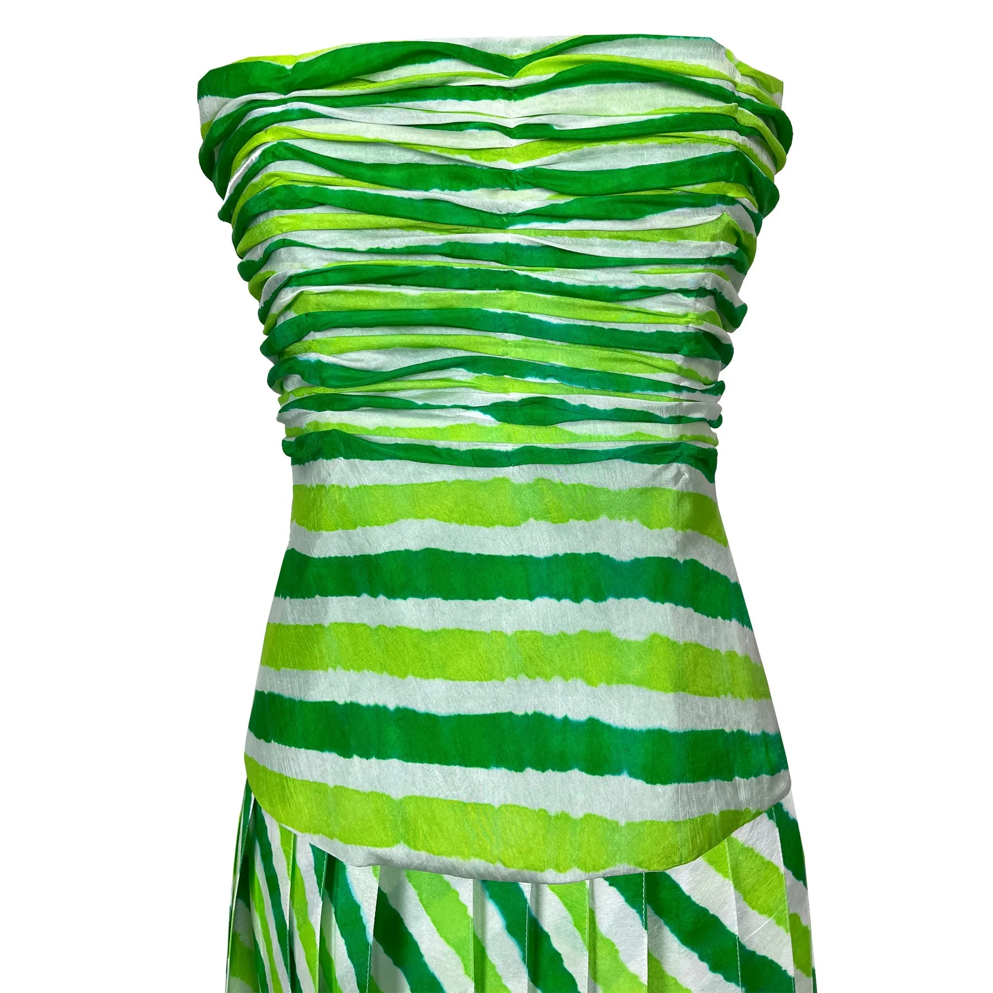Green Leheriya Set sold by Modatrova product image thumbnail 3