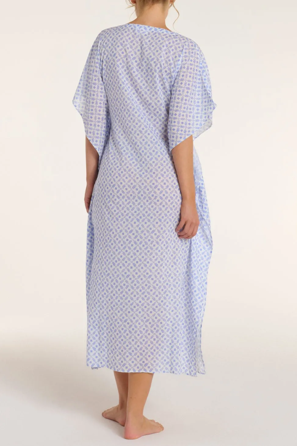 Carrie Caftan in Santorini Dots sold by Modatrova product image thumbnail 3