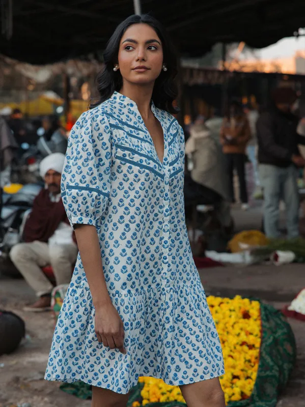 Pippa Dress Dandelion Print sold by Modatrova