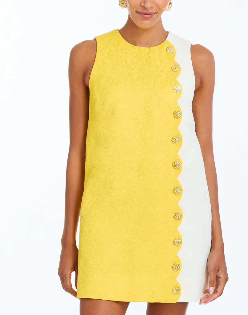 Etta Scallop Mini Dress sold by Modatrova product image thumbnail 3