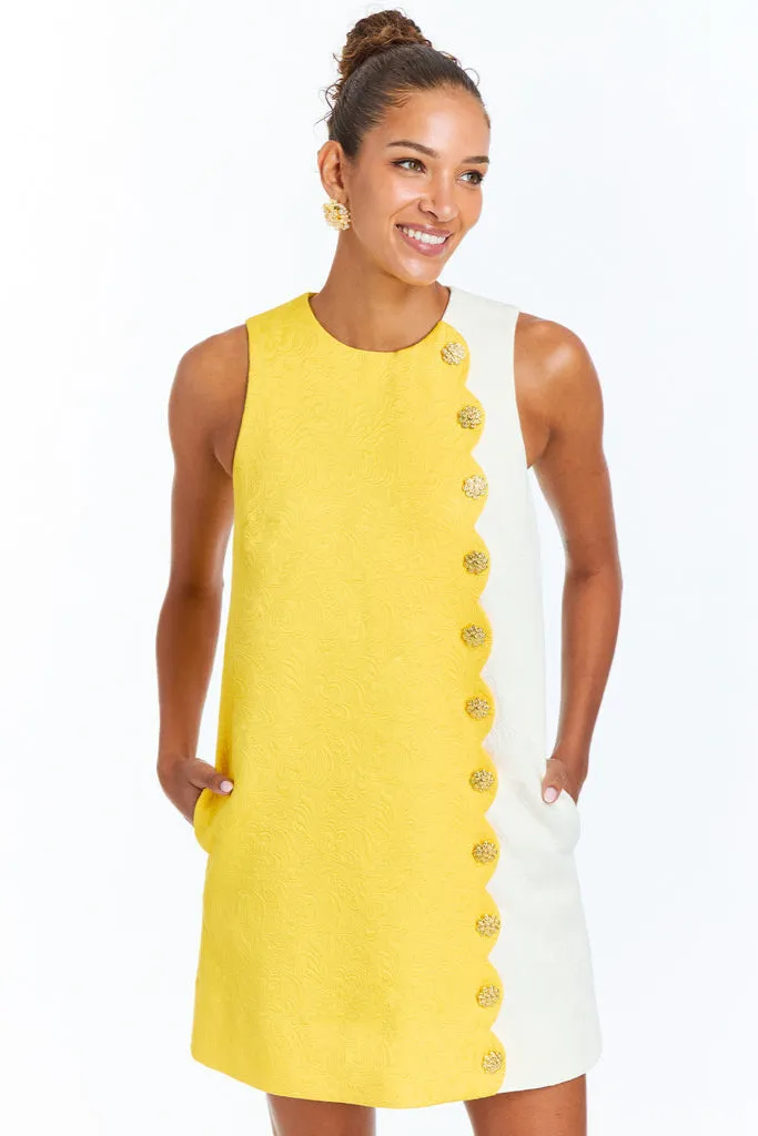 Etta Scallop Mini Dress sold by Modatrova