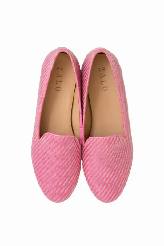 Fuchsia Raffia Slipper sold by Modatrova