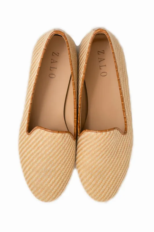 Natural Raffia Slipper sold by Modatrova