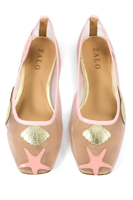 Sylvie Shell Ballet Rose sold by Modatrova