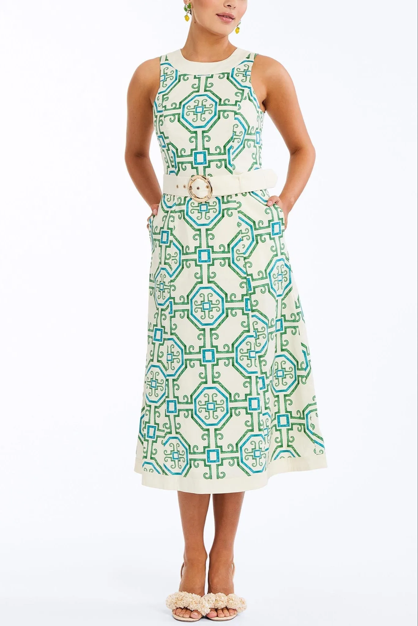 Louisa Midi Dress sold by Modatrova