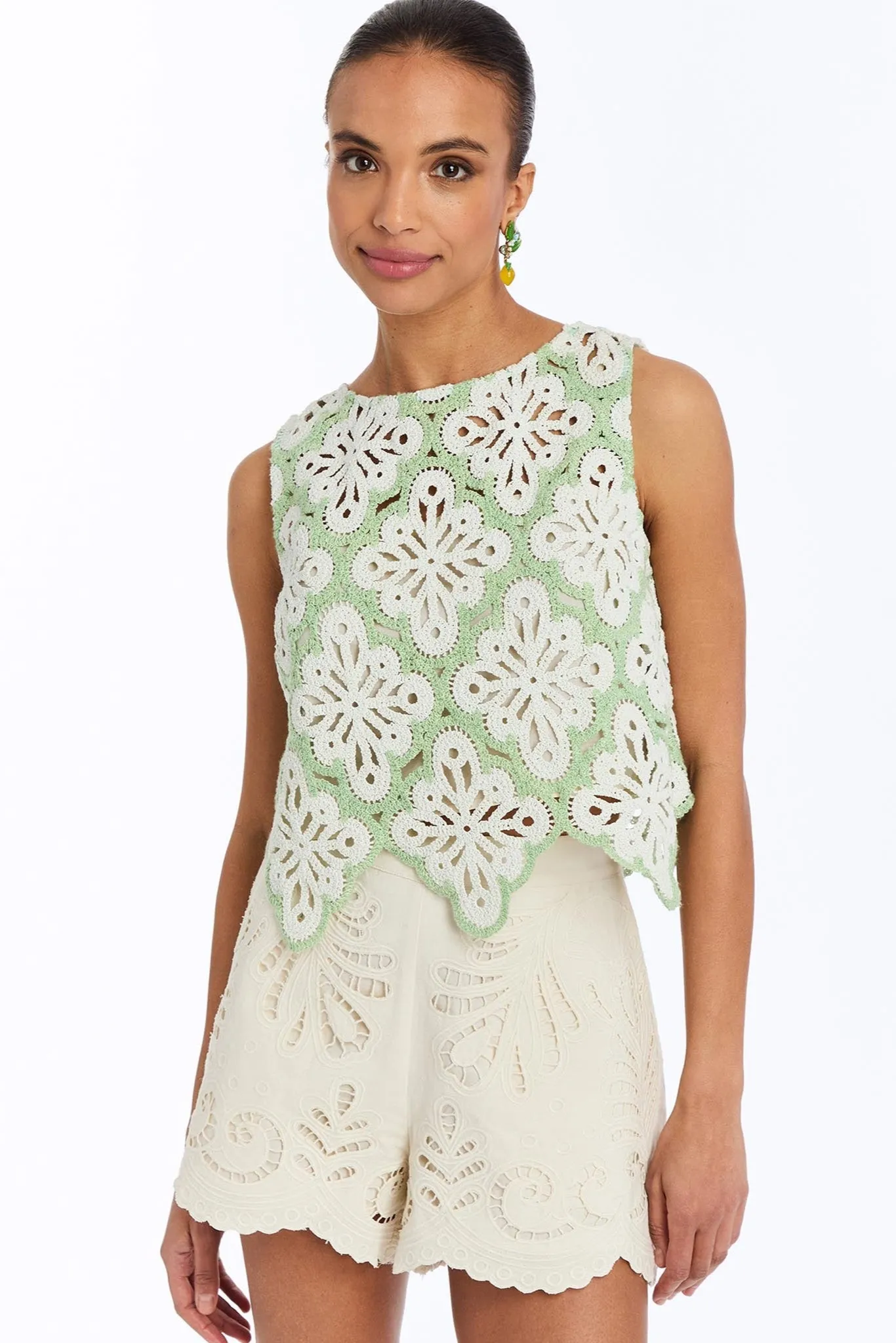 Hana Crochet Top sold by Modatrova