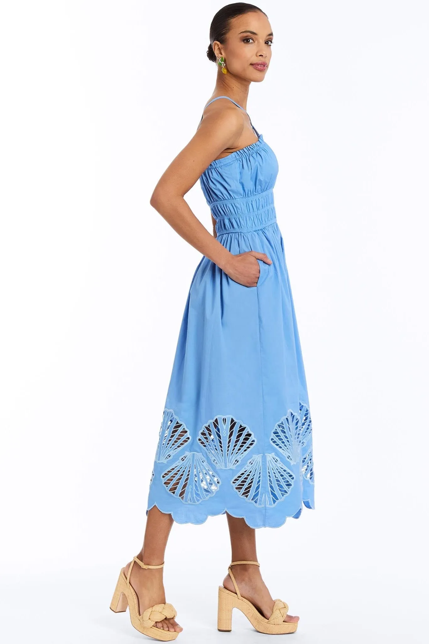 Spritz Smocked Midi Dress sold by Modatrova product image thumbnail 2