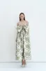Bow Gown in Emerald Brocade sold by Modatrova