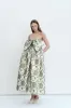 Bow Gown in Emerald Brocade sold by Modatrova