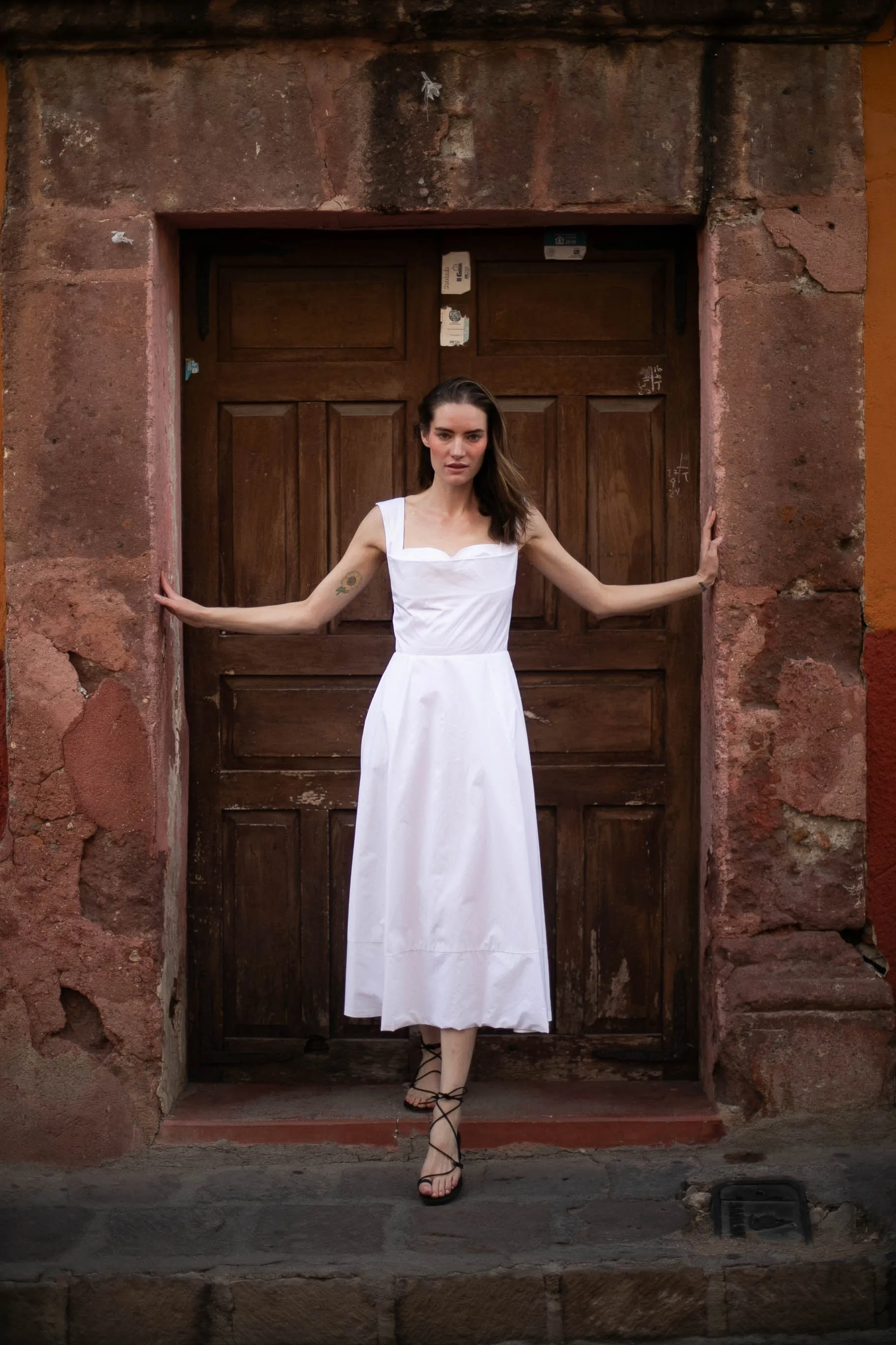 Maribel Dress White sold by Modatrova