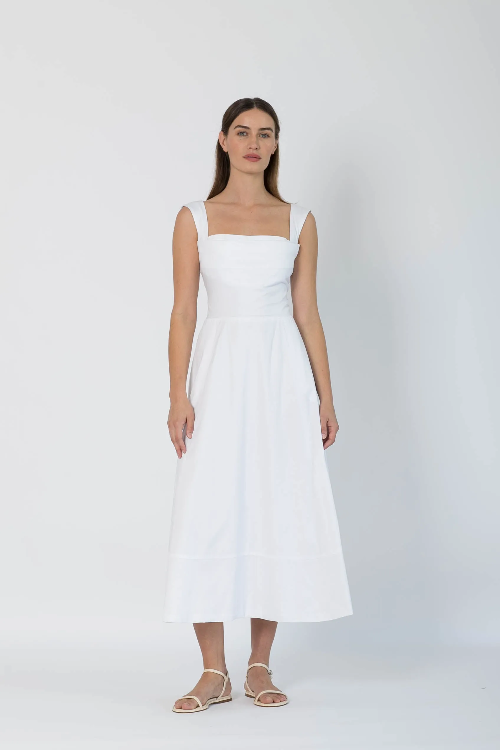 Maribel Dress White sold by Modatrova product image thumbnail 2