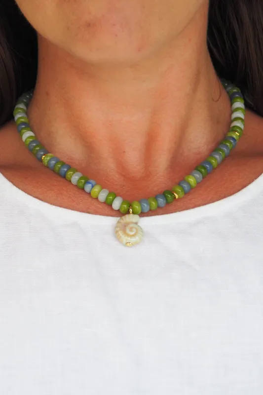 Cliff Shell Charm Necklace sold by Modatrova