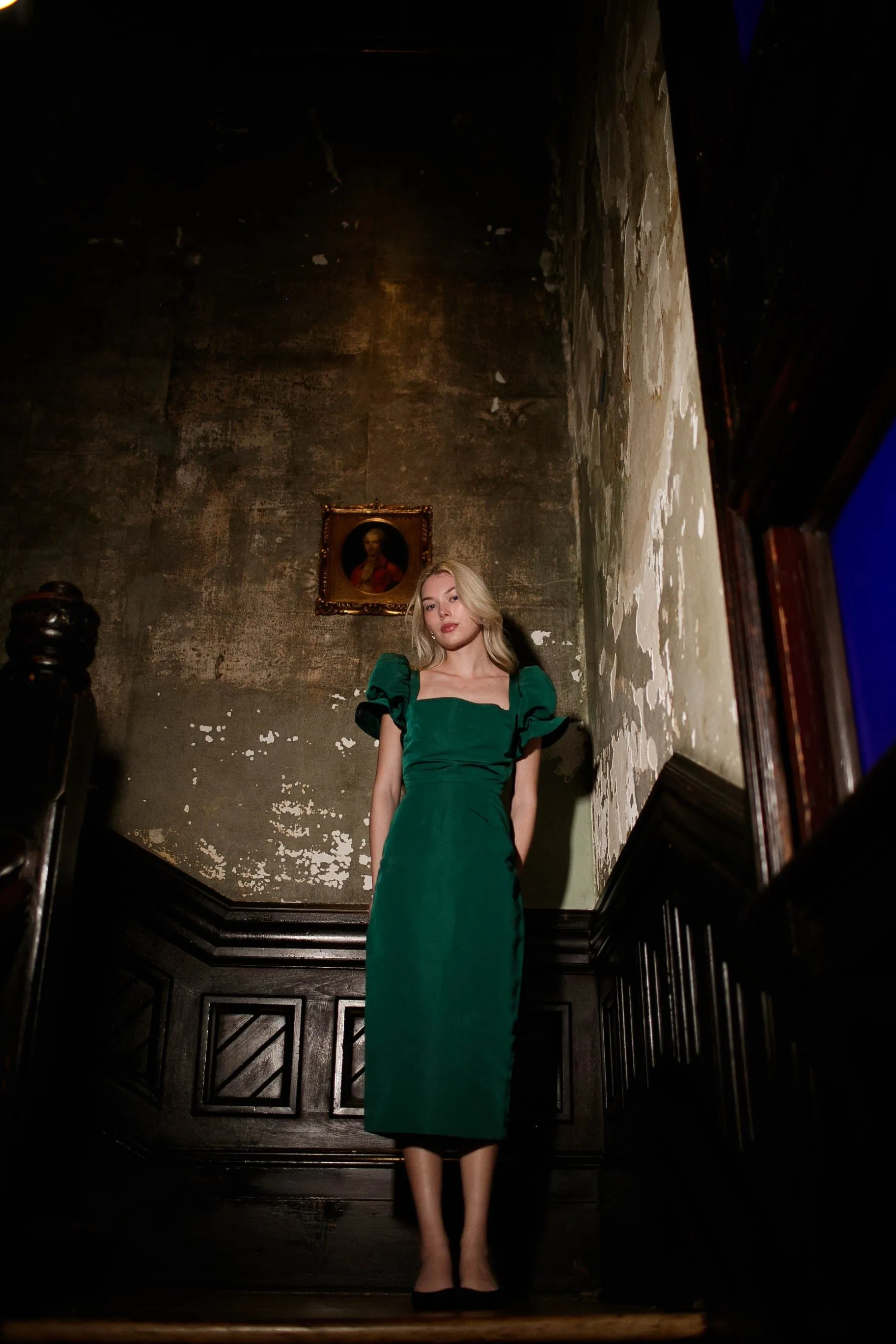 Rose Dress Evergreen sold by Modatrova