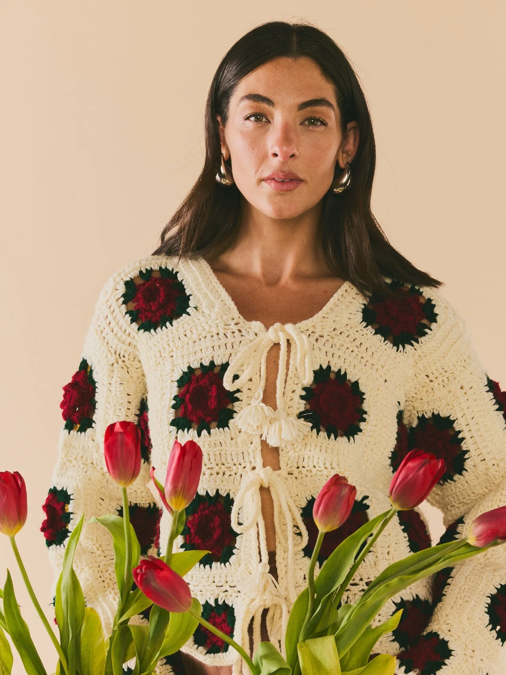 Round Top Sweater Jacket sold by Modatrova product image thumbnail 5