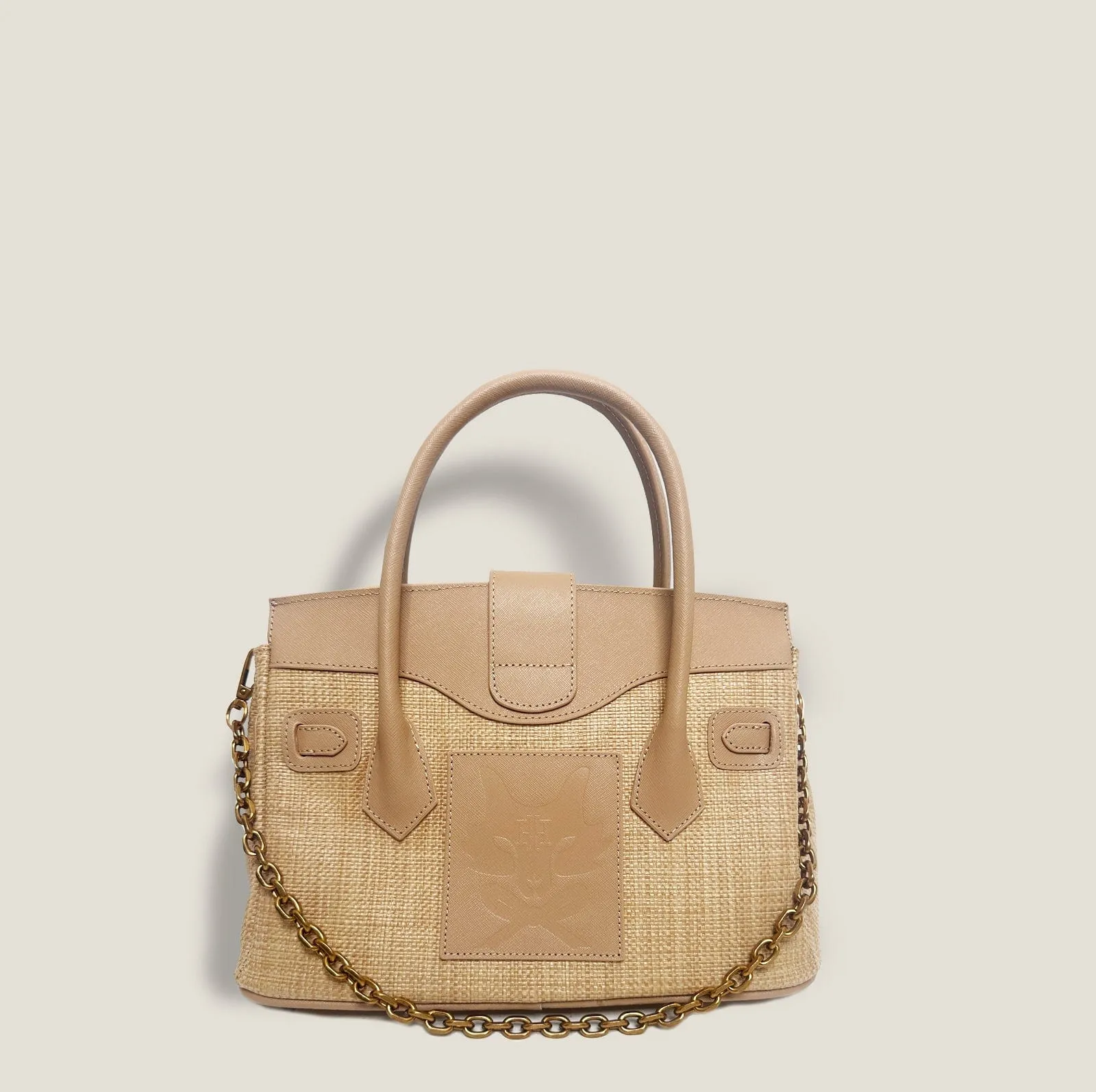 The Onassis 30 Woven Tote - Nude sold by Modatrova product image thumbnail 3