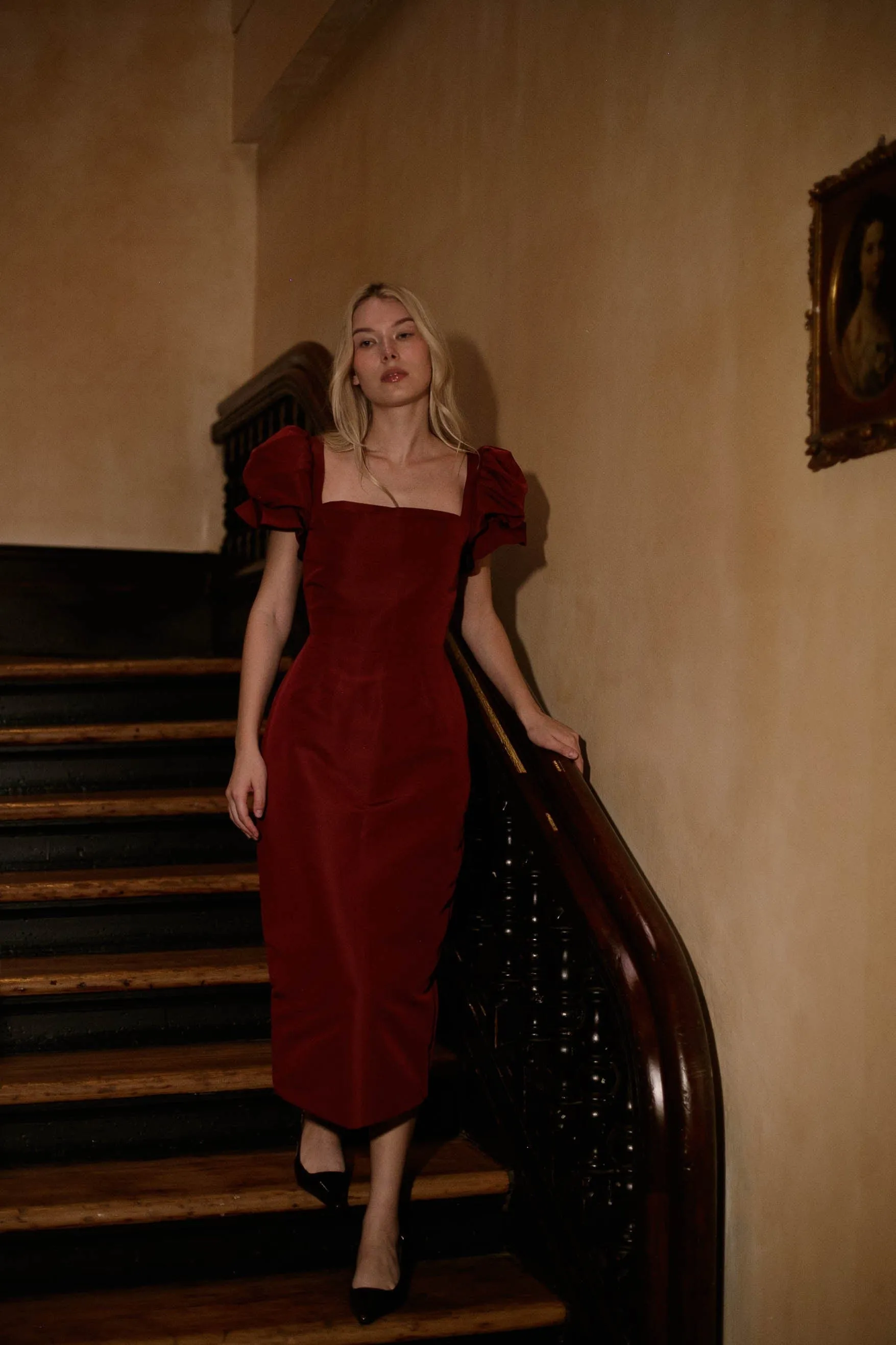 Rose Dress Merlot sold by Modatrova product image thumbnail 5