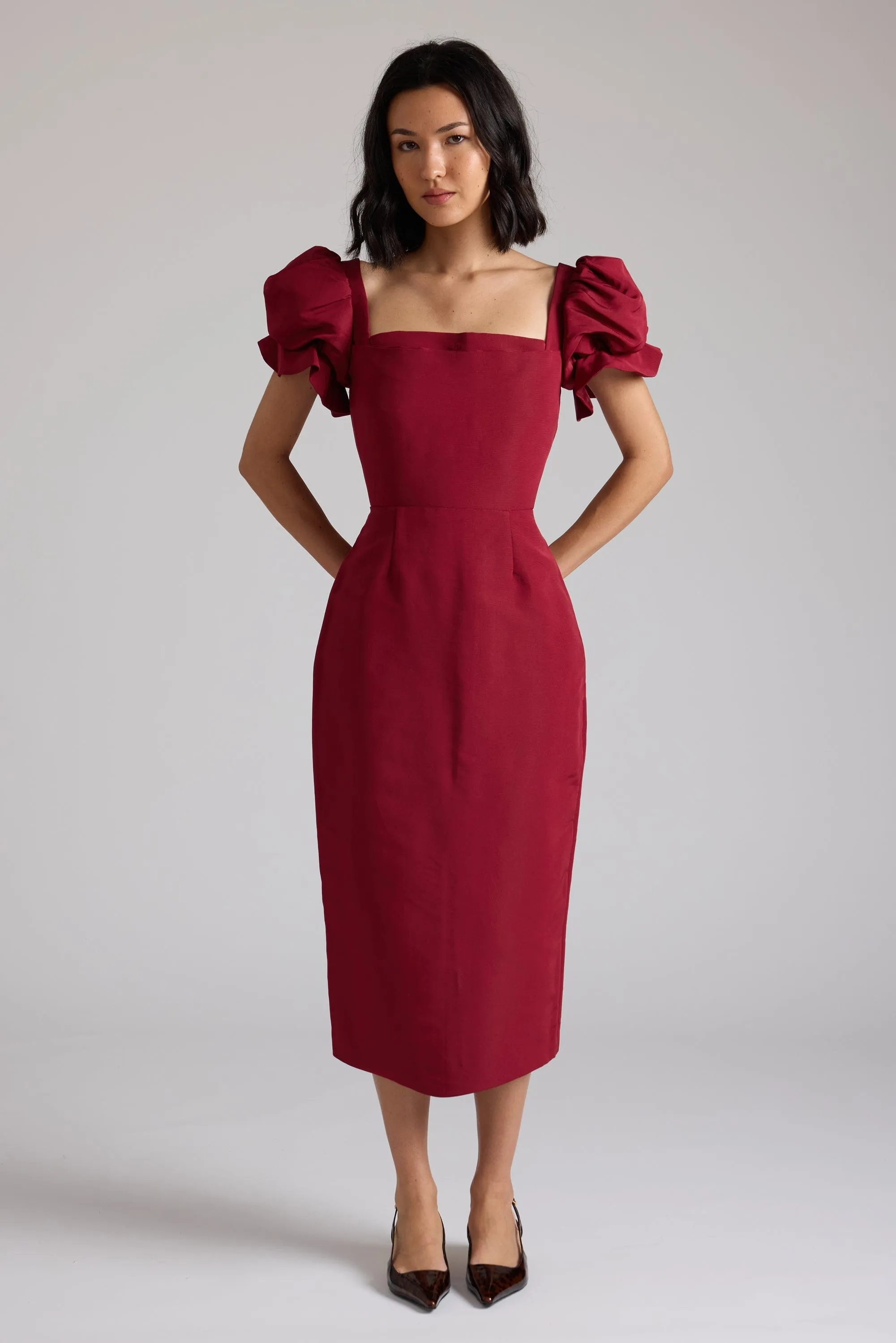 Rose Dress Merlot sold by Modatrova