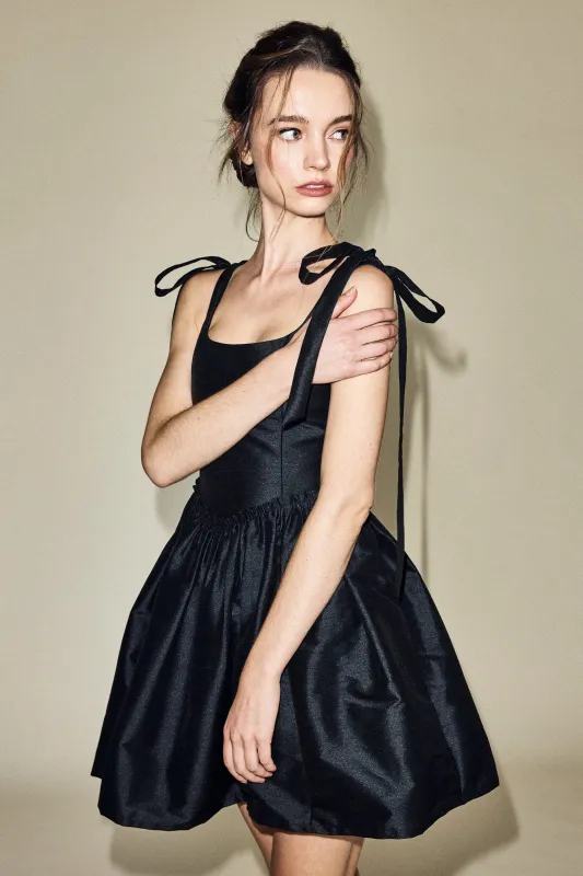 Marie Mini Dress in Black sold by Modatrova