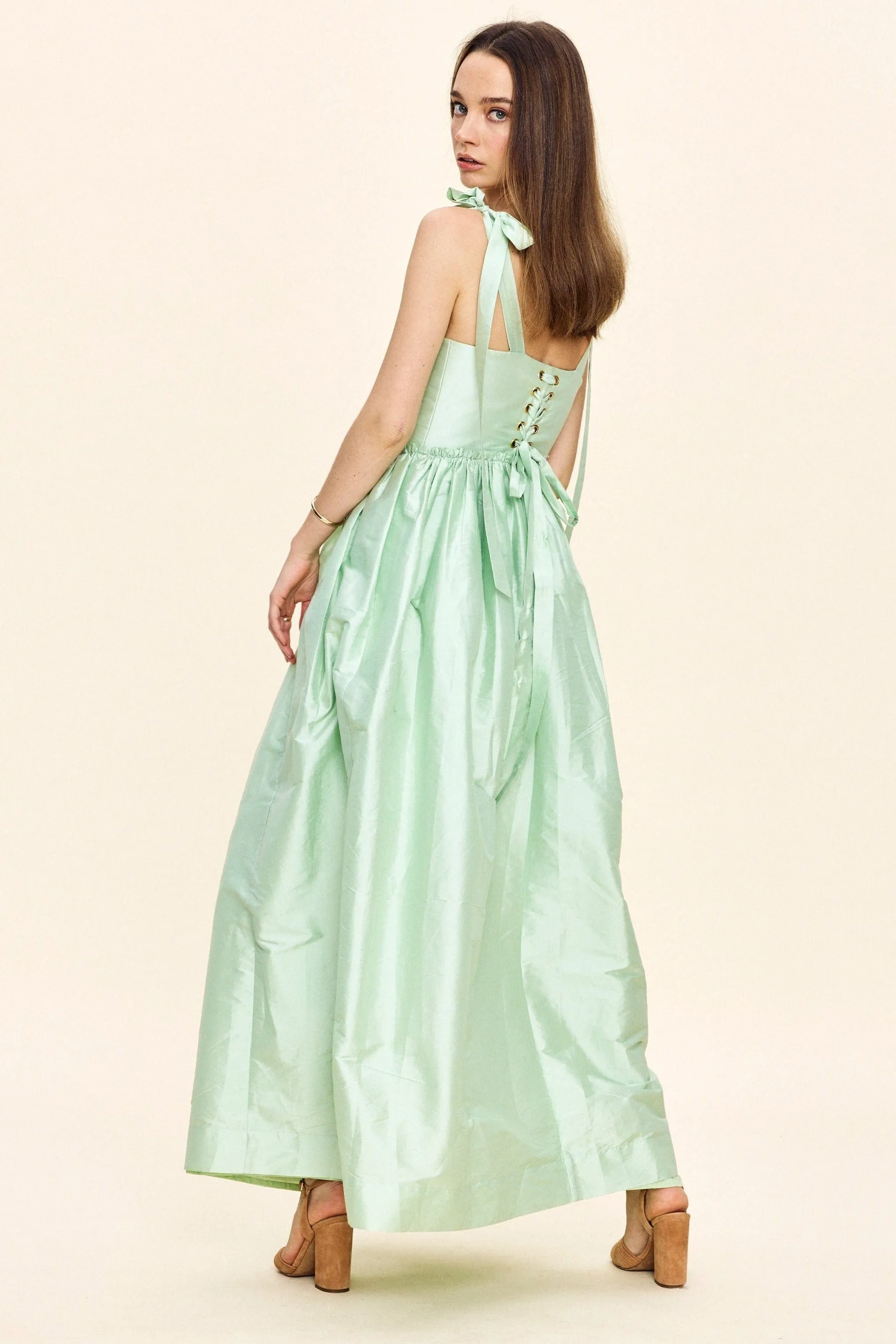 Marie Dress in Pistachio sold by Modatrova product image thumbnail 2