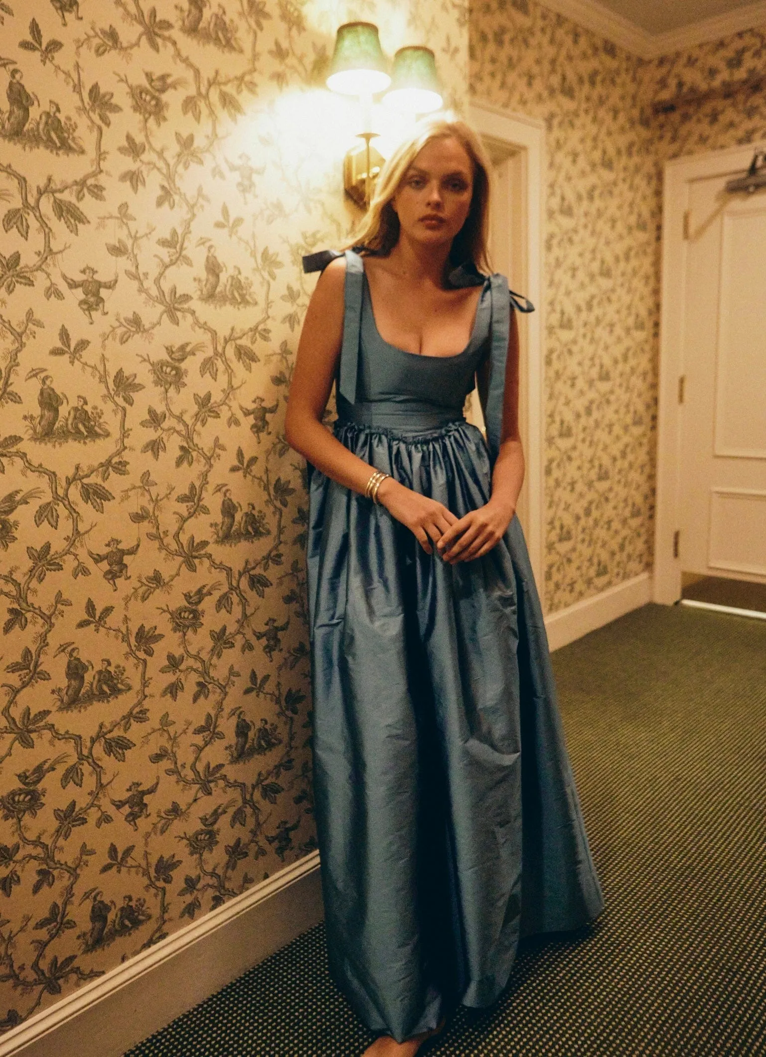 The Marie Dress in Azure Blue sold by Modatrova product image thumbnail 3
