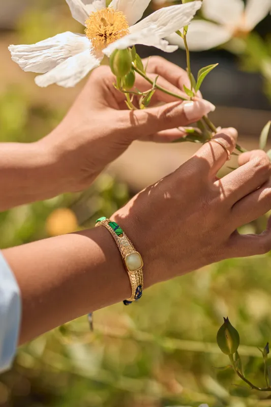 Bracelet with Blue Lemonade Ribbon sold by Modatrova