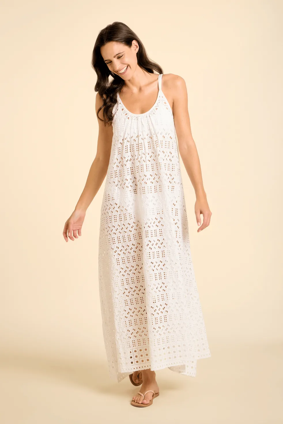 Dunmore Dress - White sold by Modatrova product image thumbnail 2