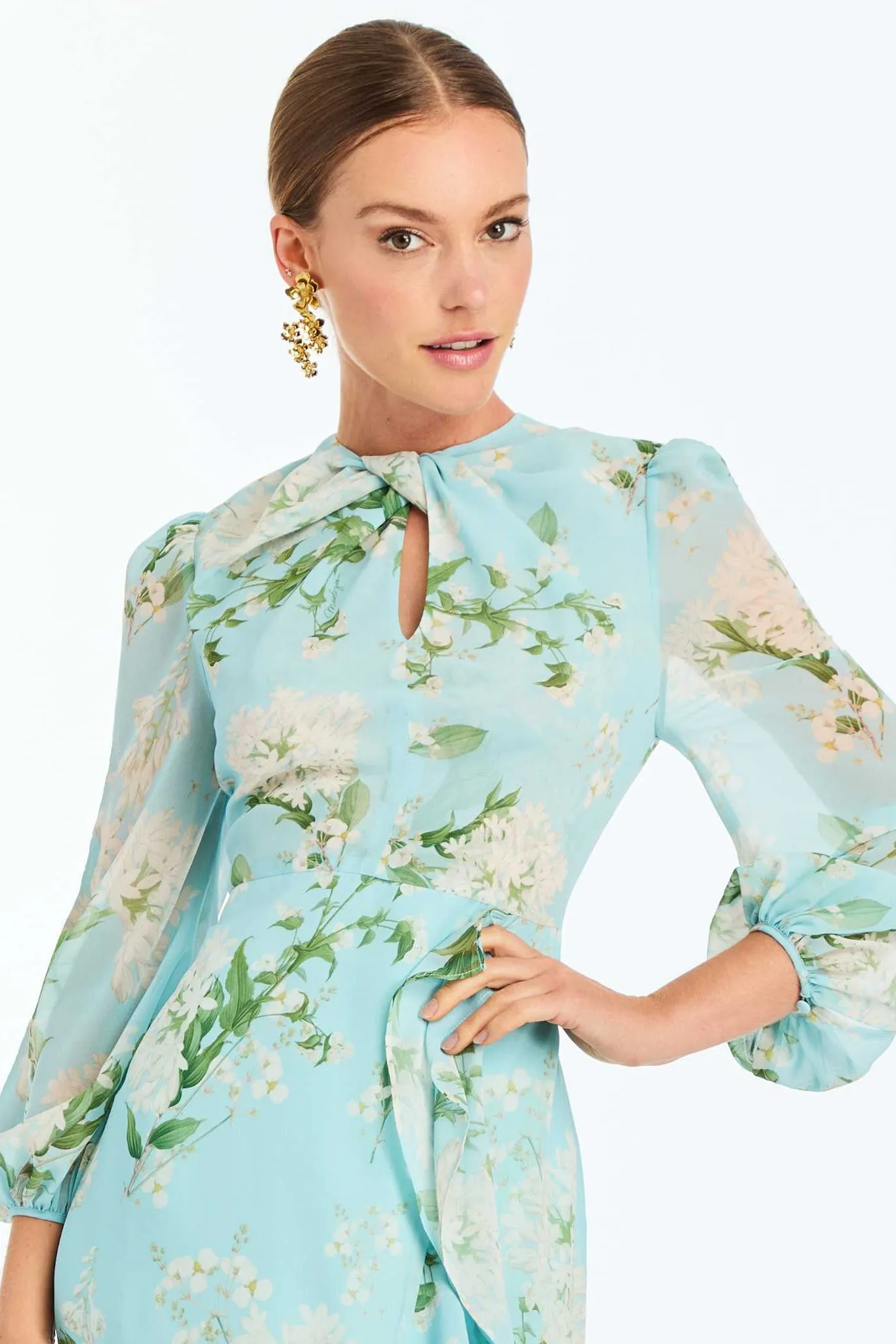 Ophelia Chiffon Gown sold by Modatrova product image thumbnail 4