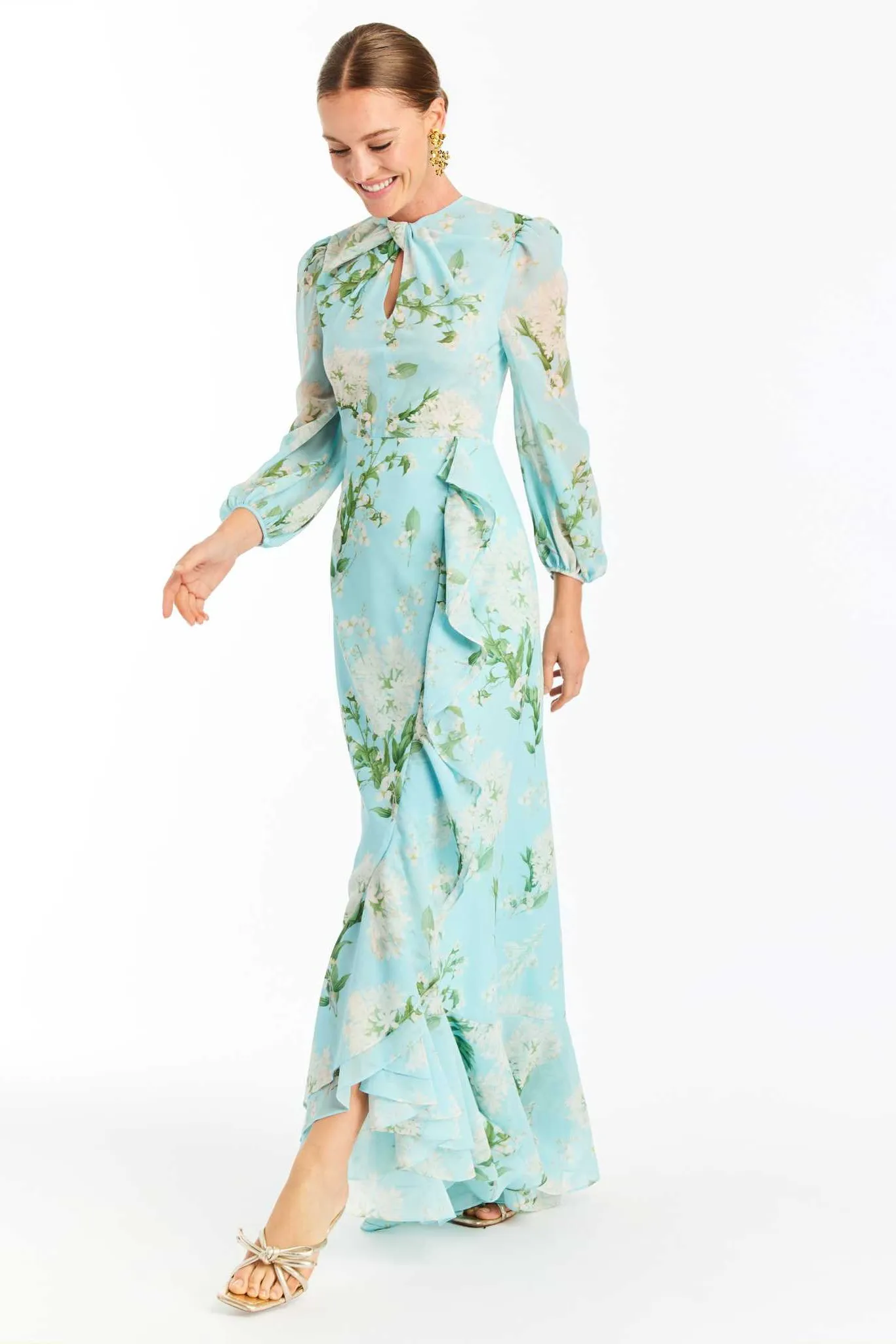 Ophelia Chiffon Gown sold by Modatrova product image thumbnail 3