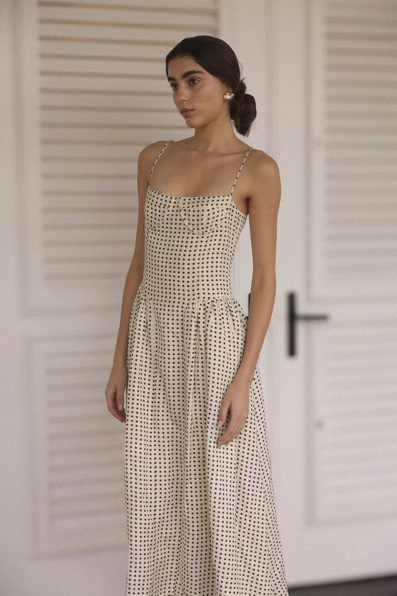 Lou Lou Dress Polka Dot sold by Modatrova