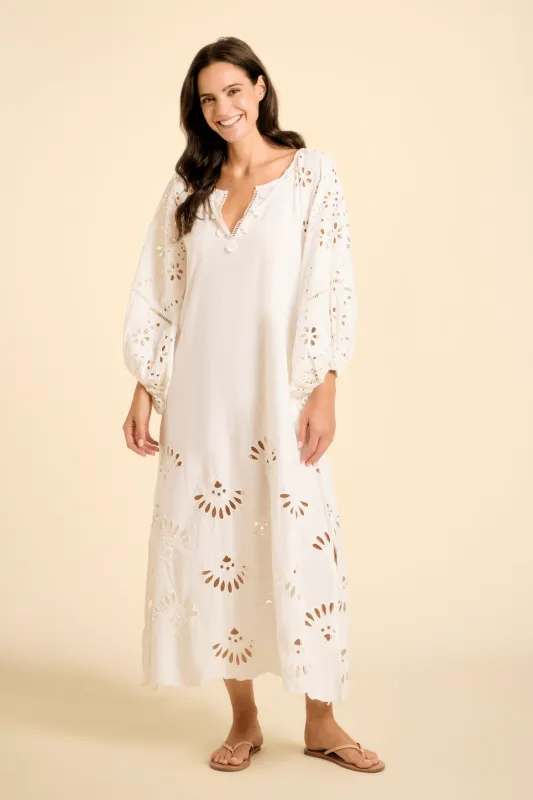 Donna Maxi Dress - White sold by Modatrova