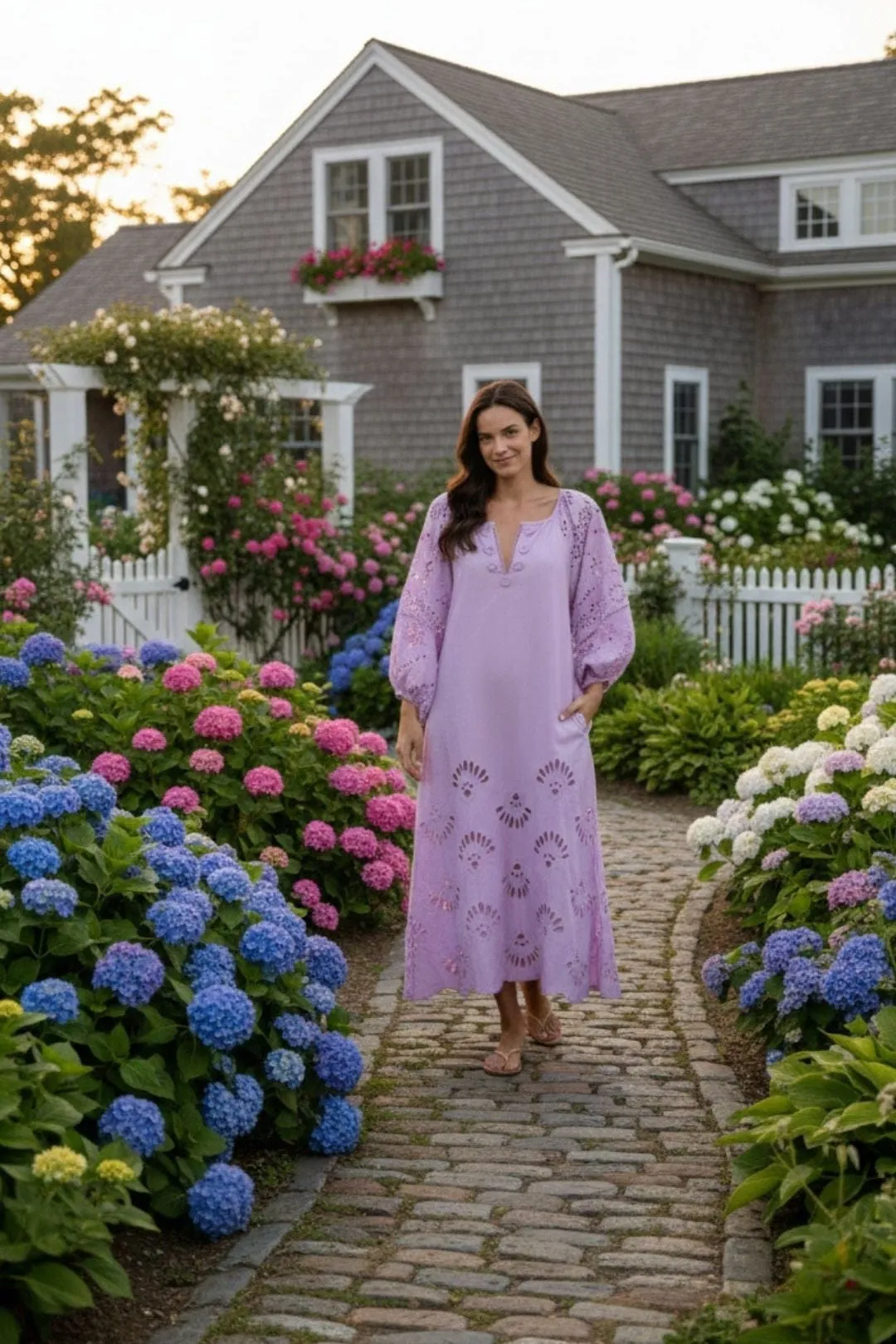 Donna Maxi Dress - Lavendar sold by Modatrova product image thumbnail 5