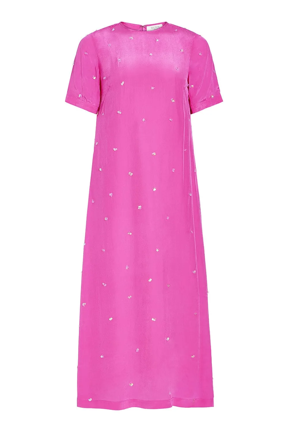 Gwenyth Dress, Dragonfruit sold by Modatrova product image thumbnail 5