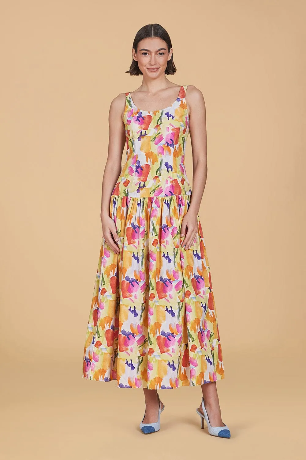 Annie Dress, Calypso 2 sold by Modatrova product image thumbnail 3