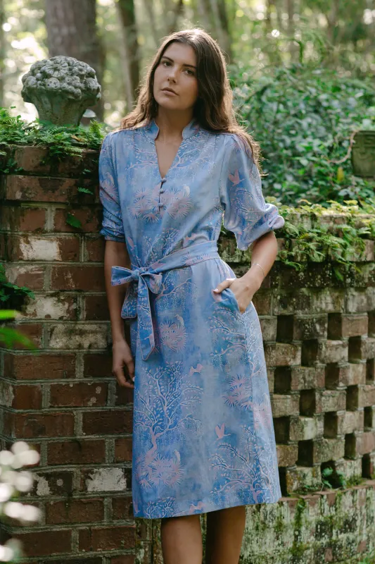 Faith Caftan - Purple Lowcountry Watercolor sold by Modatrova