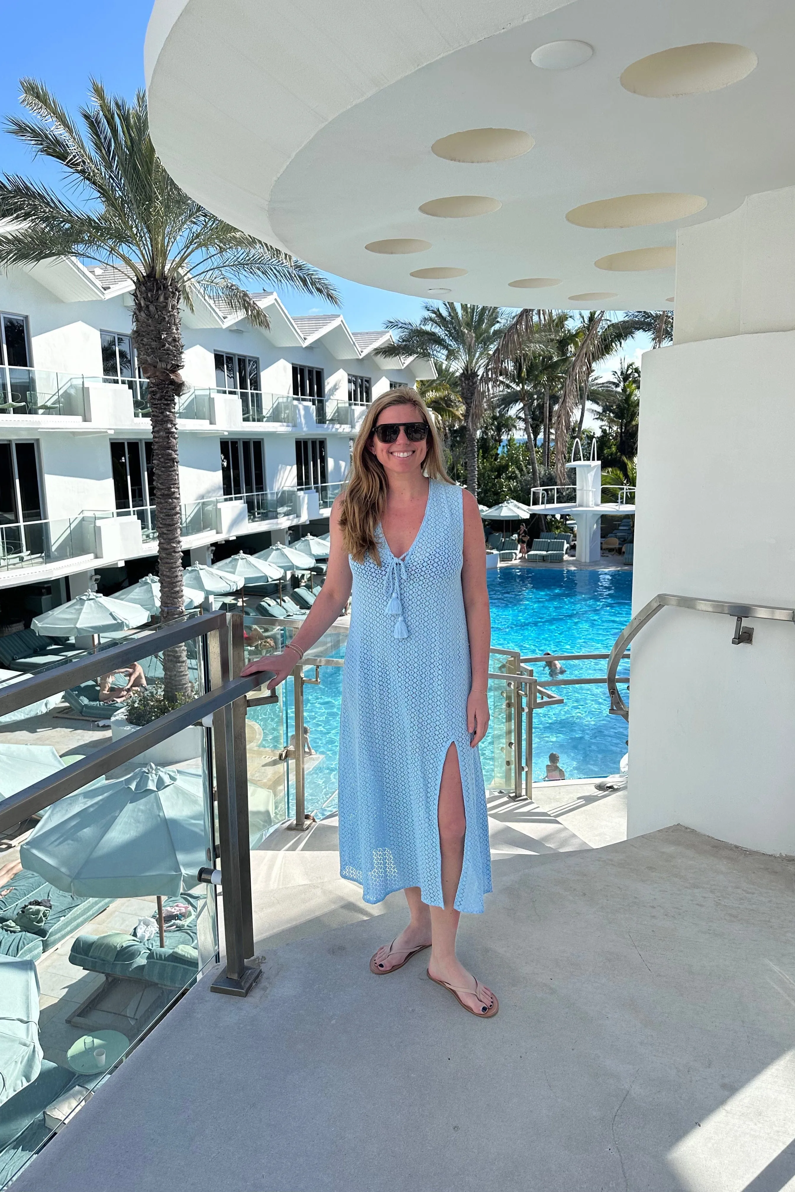 Sorrento Dress - Aria Crochet in Light Blue sold by Modatrova product image thumbnail 5