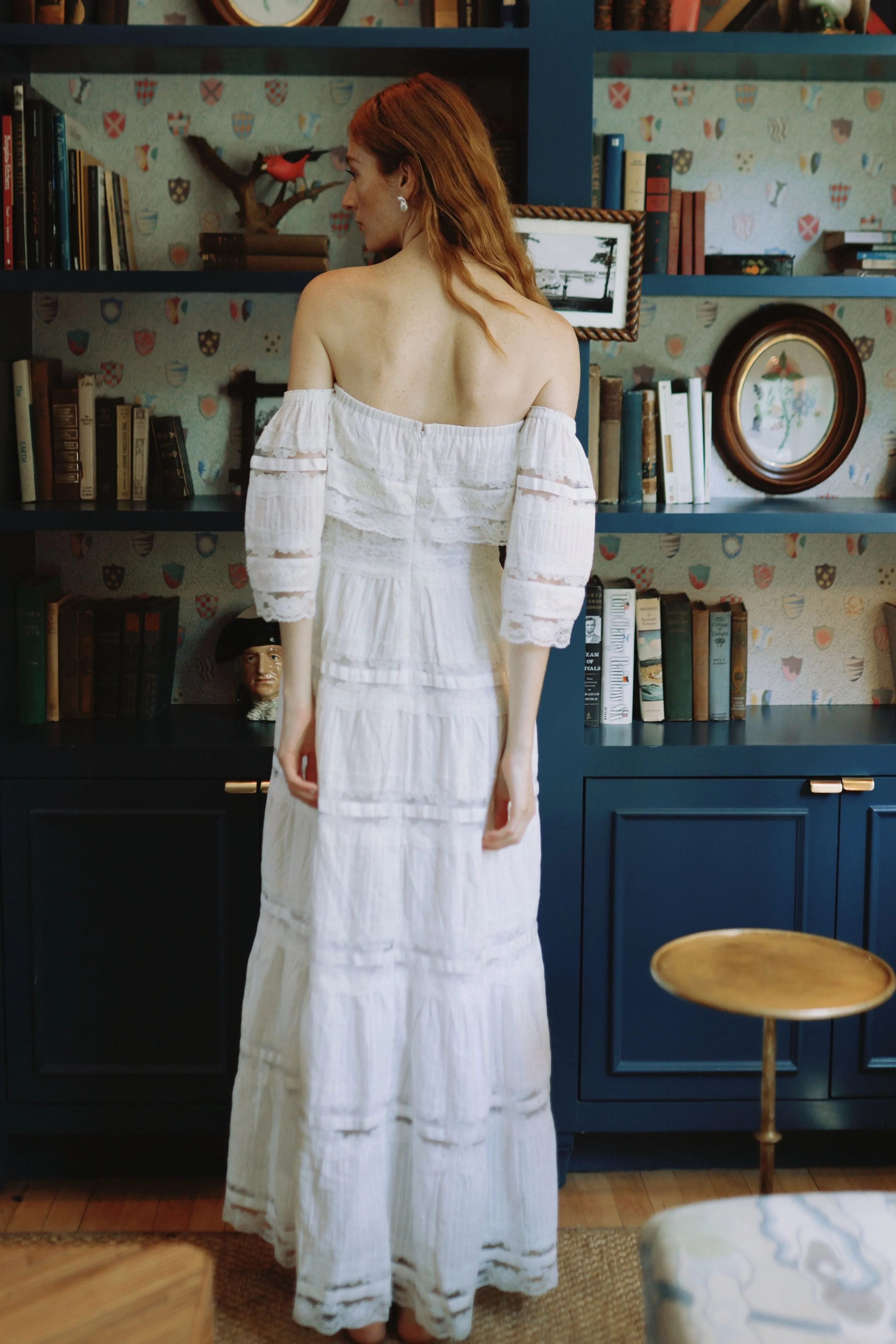 Celeste Dress in White Lace sold by Modatrova product image thumbnail 2