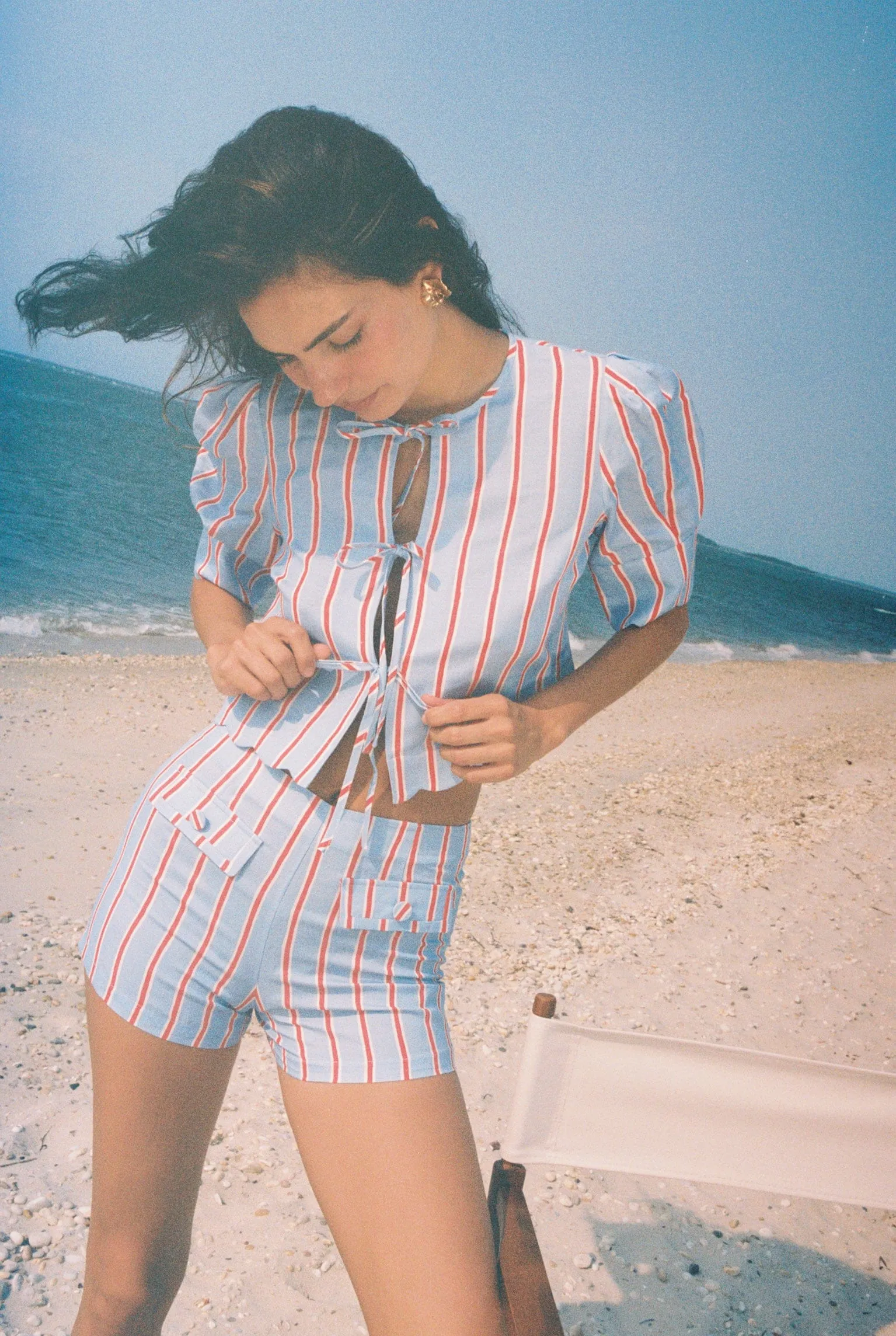 Scalloped Top Harbor Stripe sold by Modatrova product image thumbnail 3