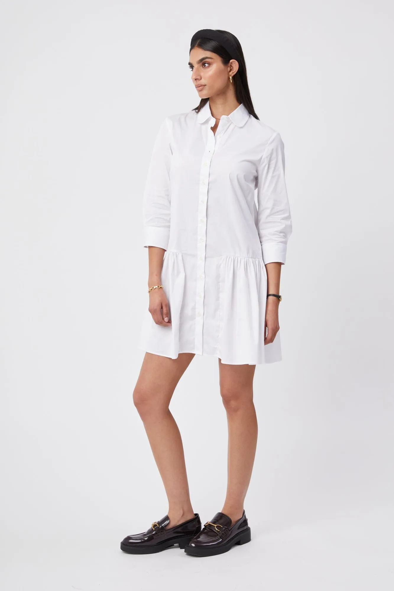 The Drop Waist Shirt Dress sold by Modatrova product image thumbnail 2