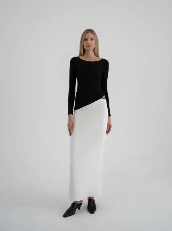 Two-tone Asymmetrical Dress sold by Modatrova